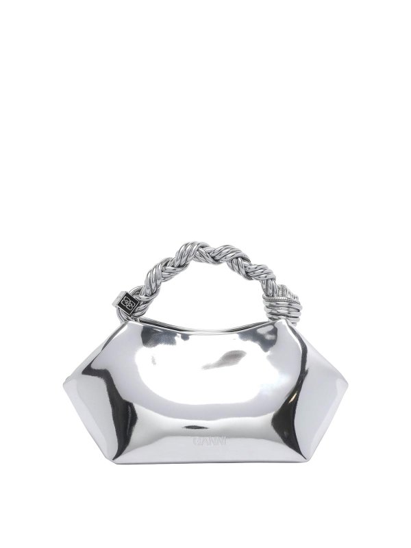 The Best Shops GANNI: Sacs à main - Sac Cabas - Argent