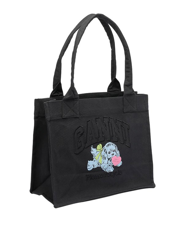 GANNI: Bolsos Shopping online - Bolso Shopping - Gris
