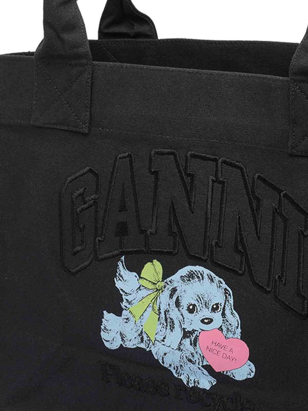 Bolso Shopping - Gris shop online: GANNI