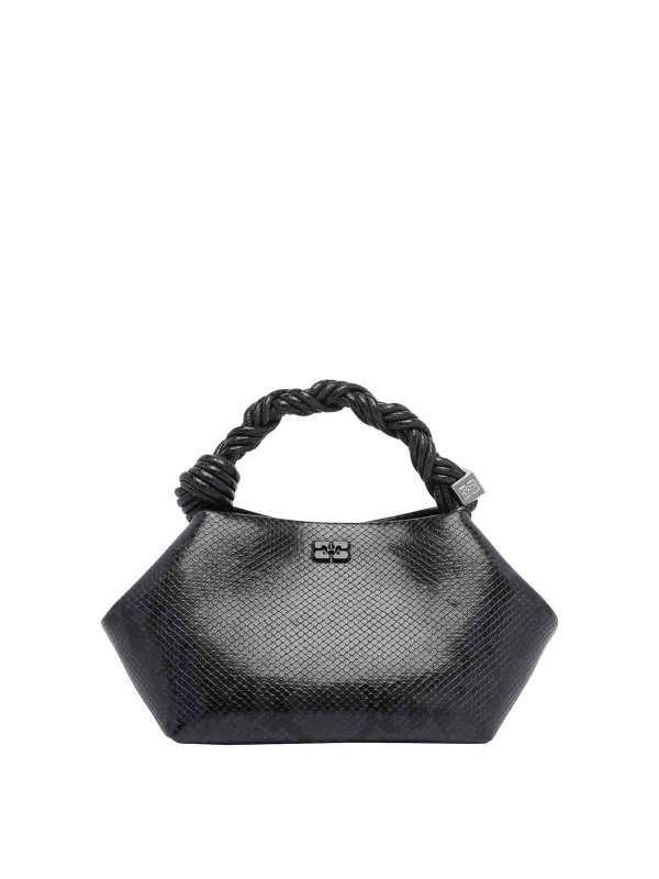 GANNI: totes bags - Small  Bou Snake Handbag