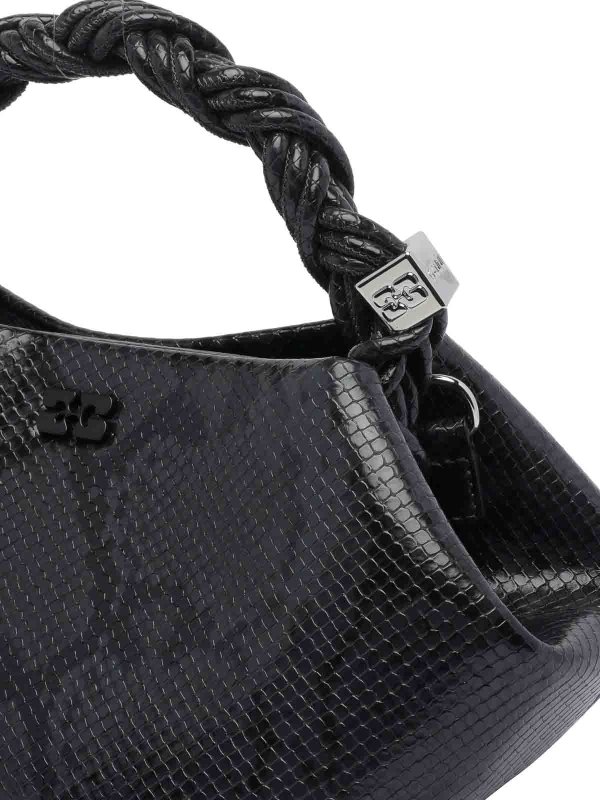 Small  Bou Snake Handbag shop online: GANNI