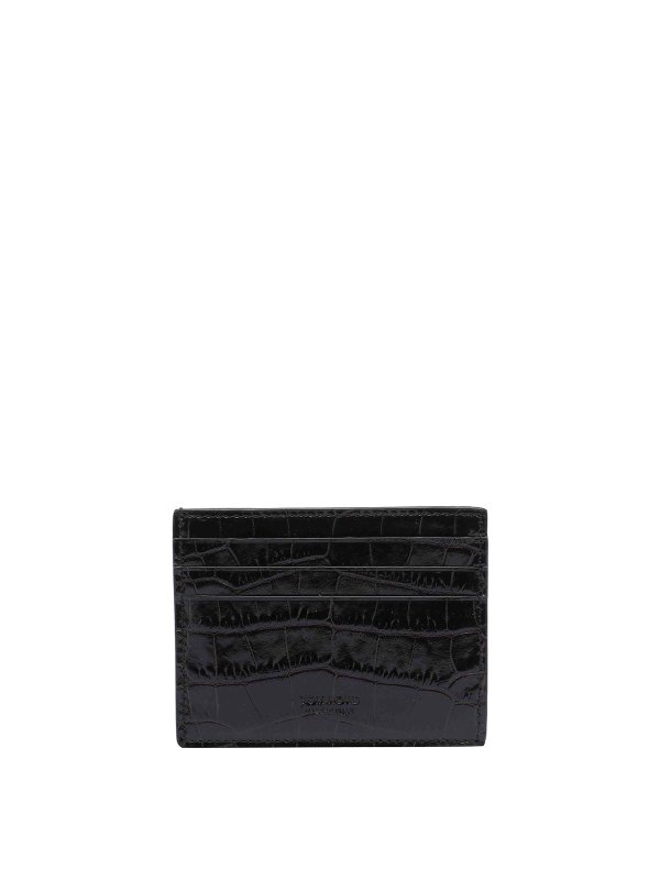 TOM FORD: wallets & purses - Brown Cards Holder