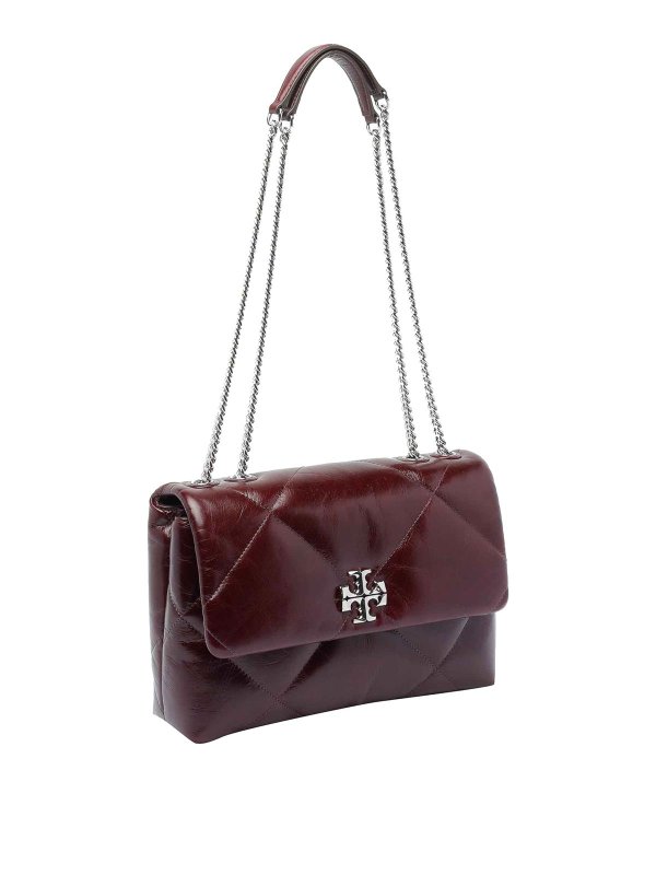 TORY BURCH: borse a tracolla online - Kira Diamond Convertible trapunte a tracolla