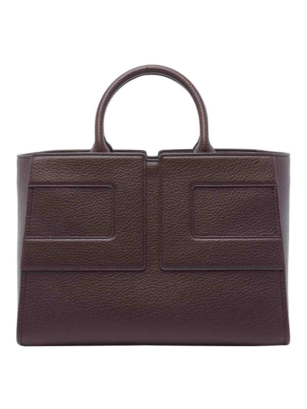 ELISABETTA FRANCHI: Bolsos Shopping - Bolso Shopping - Púrpura