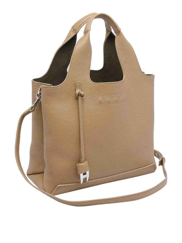HOGAN: Handtaschen online - Shopper - Beige
