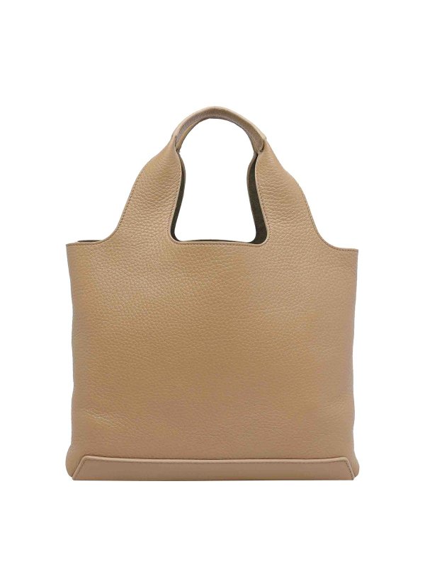 The Best Shops HOGAN: Handtaschen - Shopper - Beige