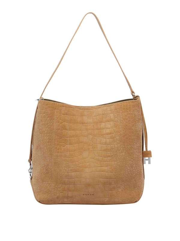 HOGAN: Handtaschen - Shopper - Beige