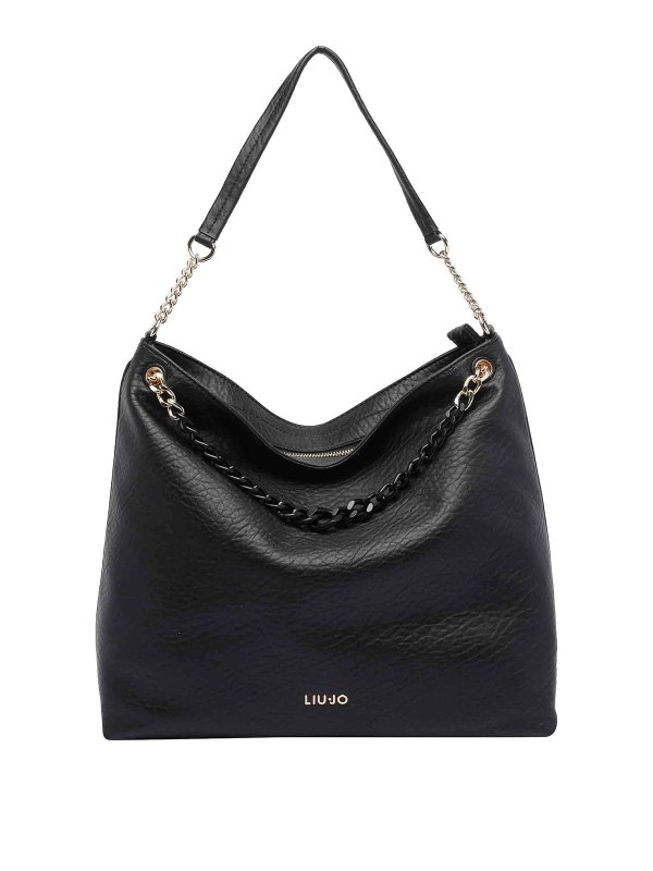 Liu Jo: borse a spalla - Borsa Hobo logo medio