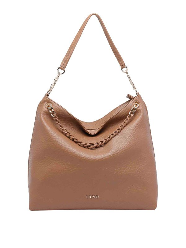 Liu Jo: borse a spalla - Borsa Hobo logo medio