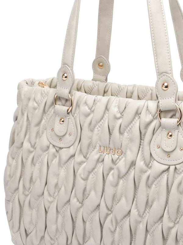 Tote bag medio logo shop online: Liu Jo