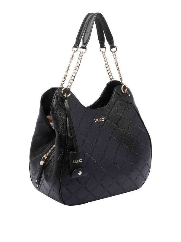 Liu Jo: borse a tracolla online - Sacca con cartella grande logo