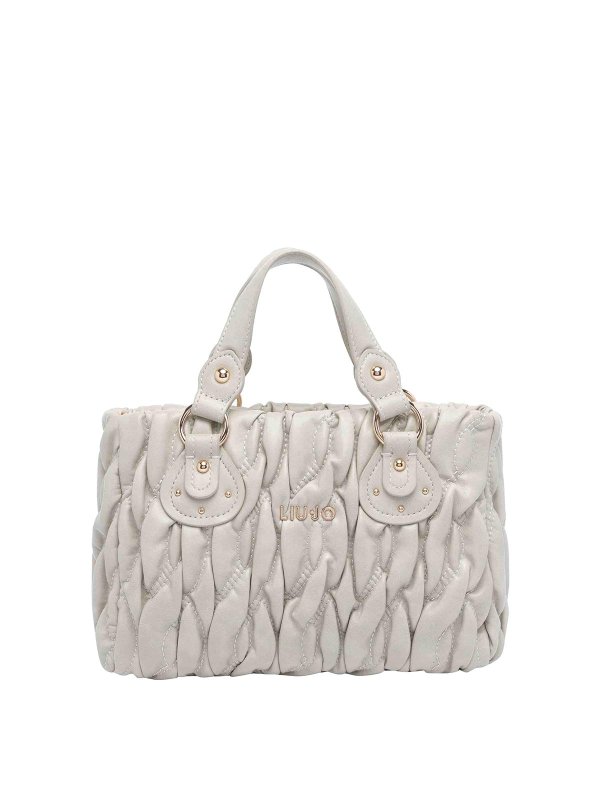 Liu Jo: totes bags - Matelasse Logo Tote Bag