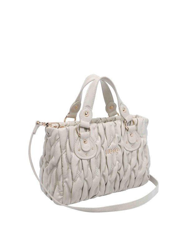 Liu Jo: totes bags online - Matelasse Logo Tote Bag