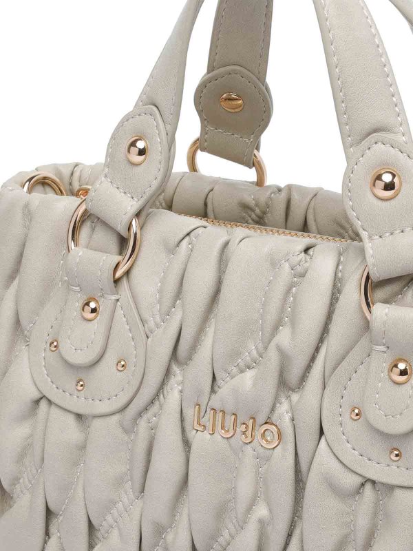 Matelasse Logo Tote Bag shop online: Liu Jo