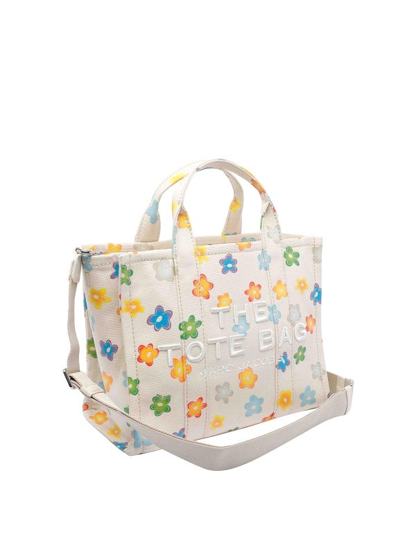 MARC JACOBS: totes bags online - The Wild Daisy Canvas Medium Tote Bag