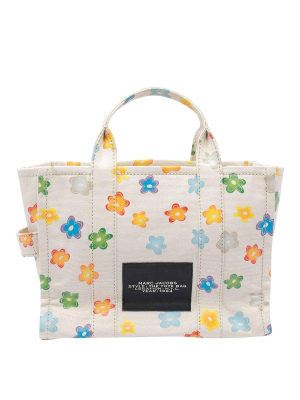 The Best Shops MARC JACOBS: totes bags - The Wild Daisy Canvas Medium Tote Bag