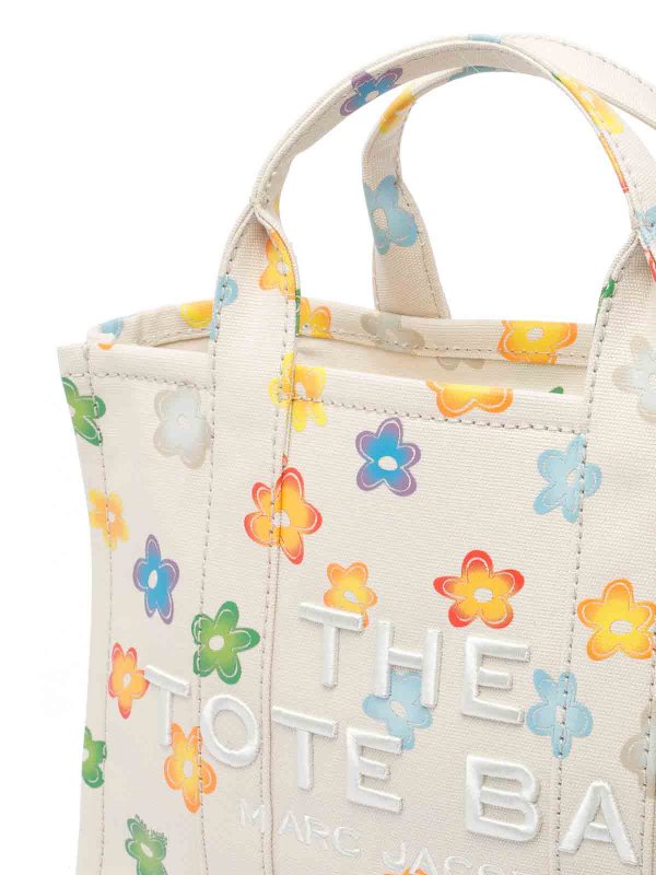 The Wild Daisy Canvas Medium Tote Bag shop online: MARC JACOBS