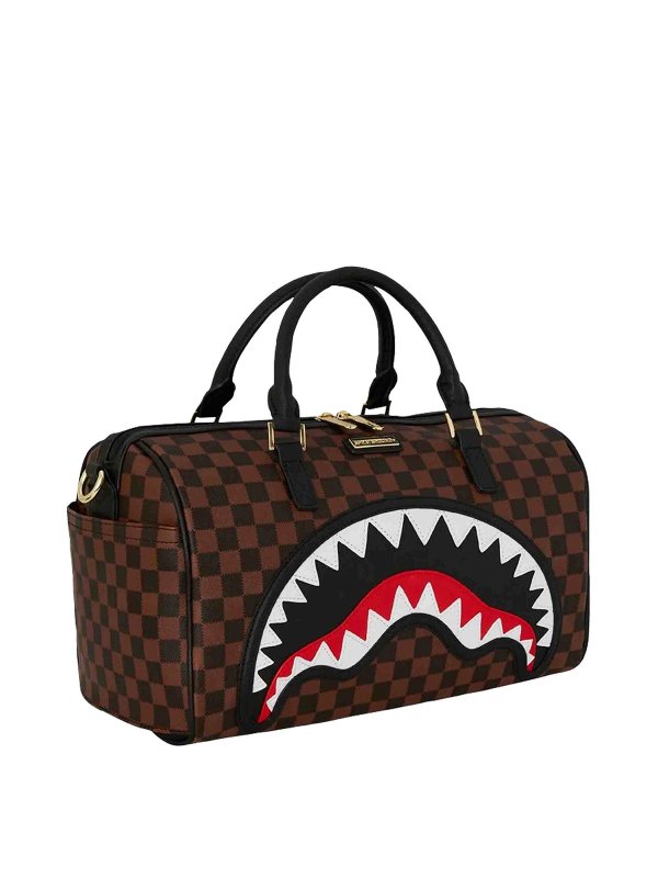 SPRAYGROUND: Borse da viaggio online - Squali dente di sega in parigino mini paffone