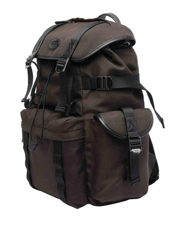 Zaino in tessuto medio e pelle shop online: TOD