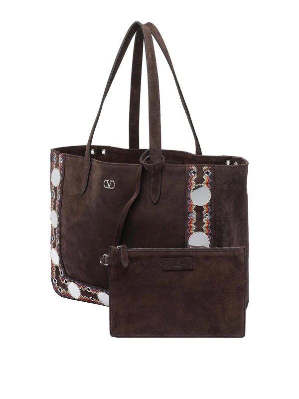 Bolso Shopping - Marrón shop online: VALENTINO GARAVANI