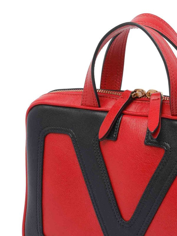 クラッチバッグ - 赤 shop online: VALENTINO GARAVANI