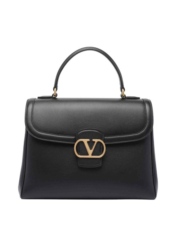 VALENTINO GARAVANI: トートバッグ - トートバッグ - 黒