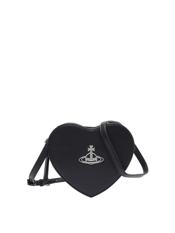 VIVIENNE WESTWOOD: cross body bags - Louise Heart Crossbody Bag