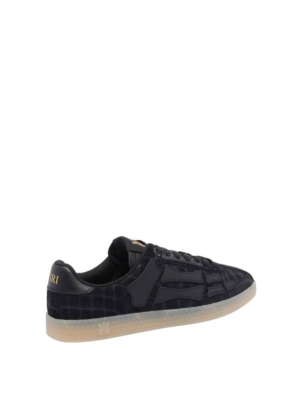 The Best Shops AMIRI: trainers - Croc Debossed Pacific Bones Sneakers