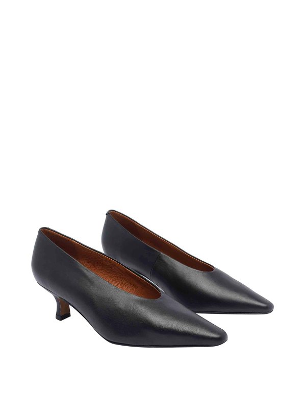 ANGEL ALARCON: court shoes online - Black Nola Pumps