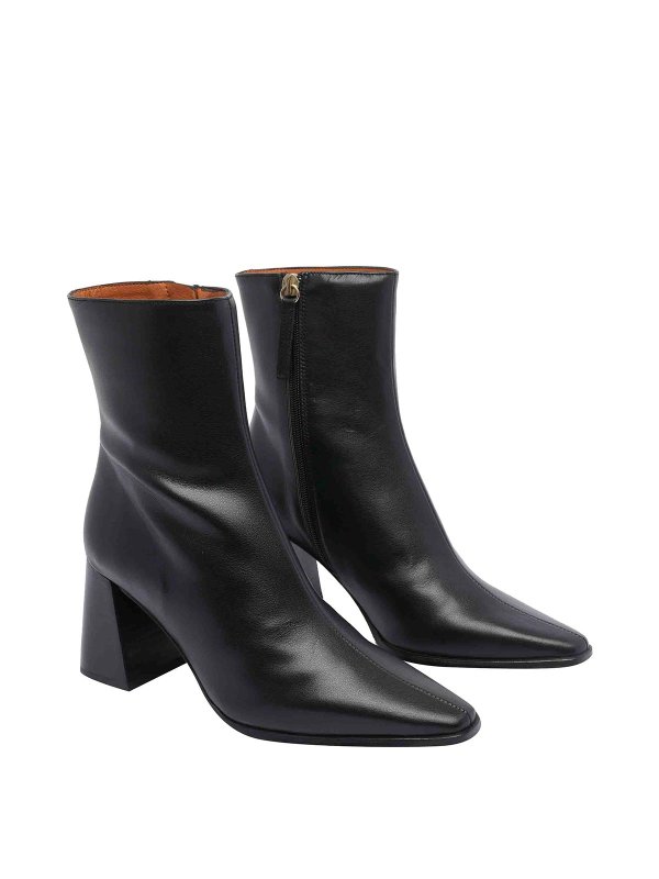 ANGEL ALARCON: ブーティー online - アンクルブーツ - 黒