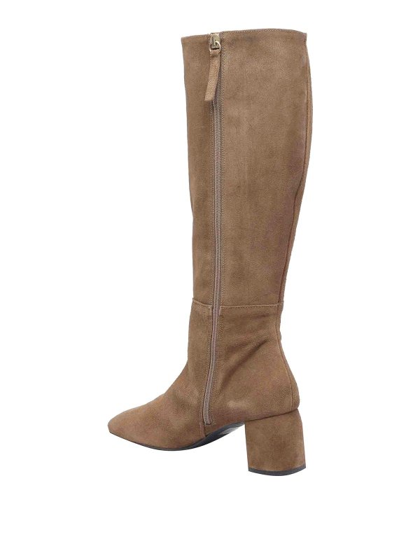 Beige Pump Booties shop online: ANGEL ALARCON