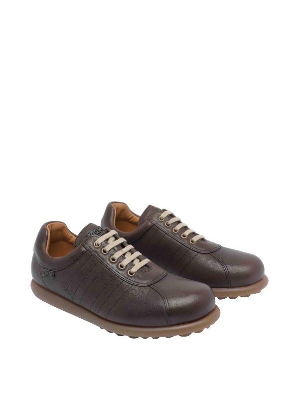 CAMPER: lace-ups shoes online - Brown Pelotas Ariel Hell Lace Up Shoes