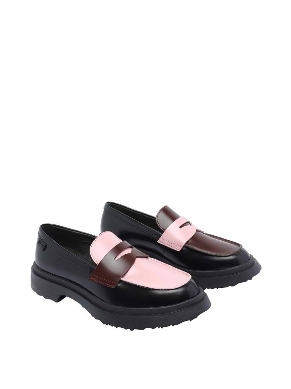 CAMPER: Loafers & Slippers online - Black And Pink Tws Loafers