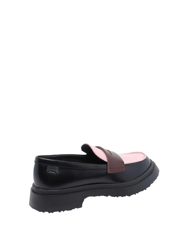 The Best Shops CAMPER: Loafers & Slippers - Black And Pink Tws Loafers
