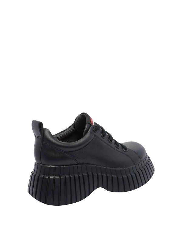 The Best Shops CAMPER: レースアップシューズ - 編み上げ靴 - 黒