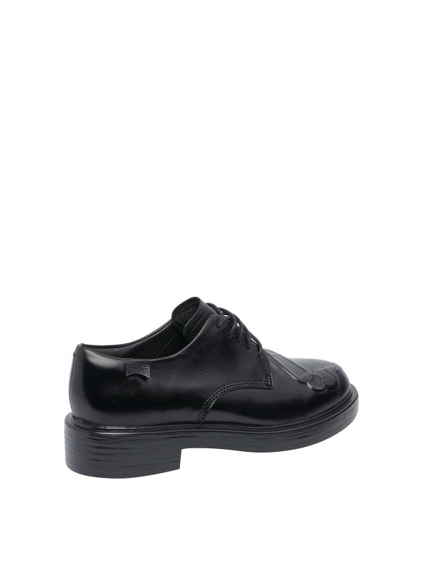 The Best Shops CAMPER: レースアップシューズ - 編み上げ靴 - 黒