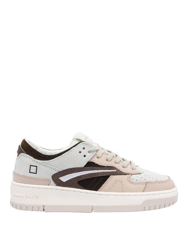 D.A.T.E.: Chaussures de sport - Baskets - Beige