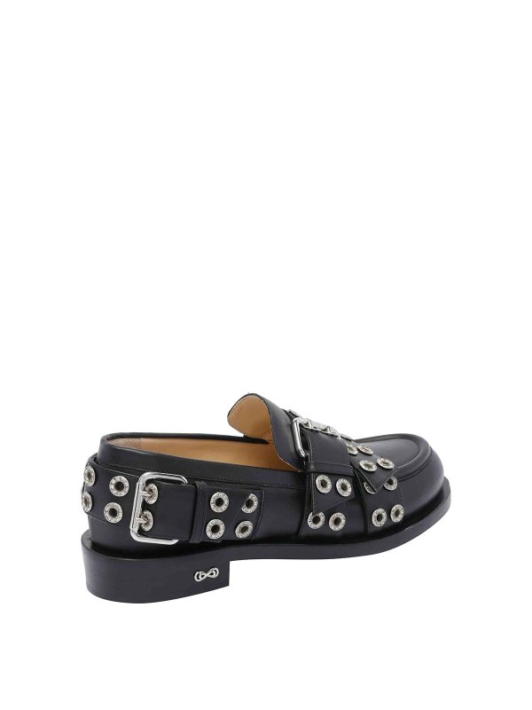 The Best Shops MACH & MACH: Loafers & Slippers - Buckle Belt Vintage Loafers