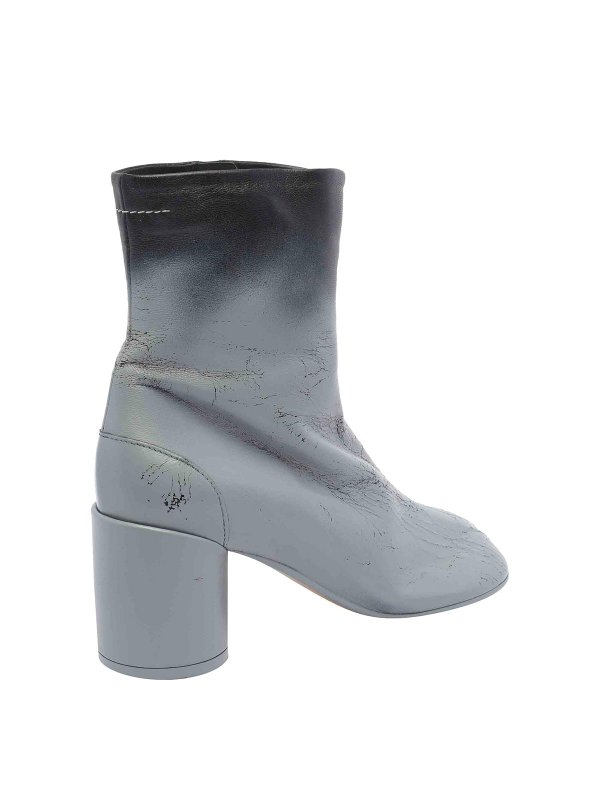 The Best Shops MM6 MAISON MARGIELA: ankle boots - Grey Tabi Booties