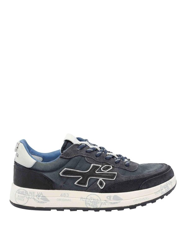 PREMIATA: Chaussures de sport - Baskets - Bleu