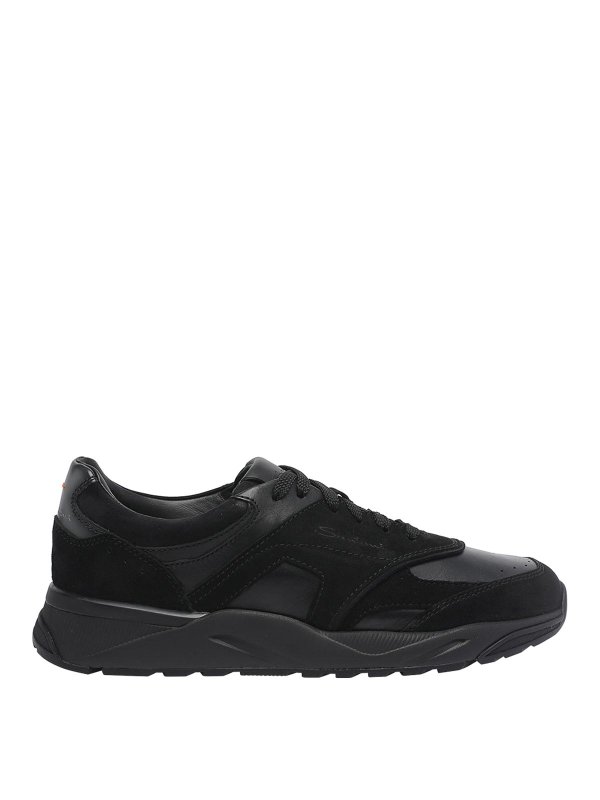 SANTONI: Sneaker - Sneaker - Schwarz