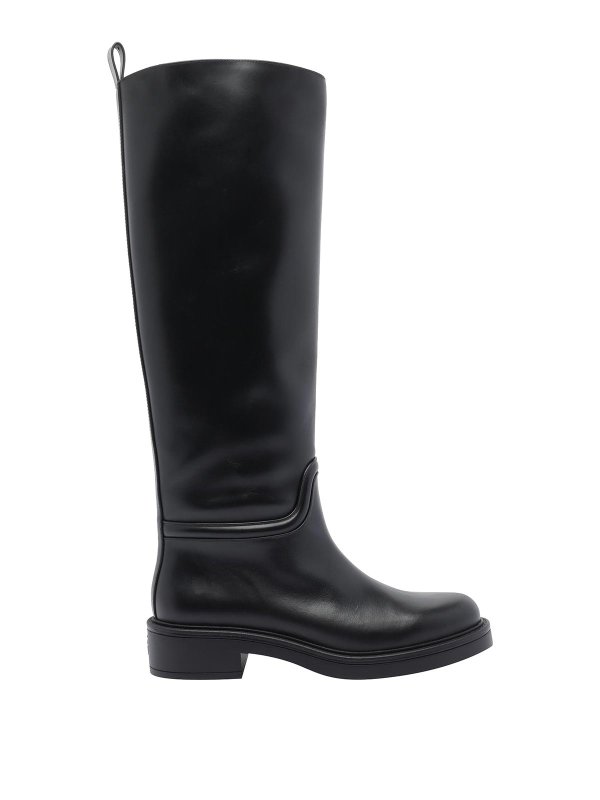 Stuart Weitzman: boots - Black Celia Riding Boots
