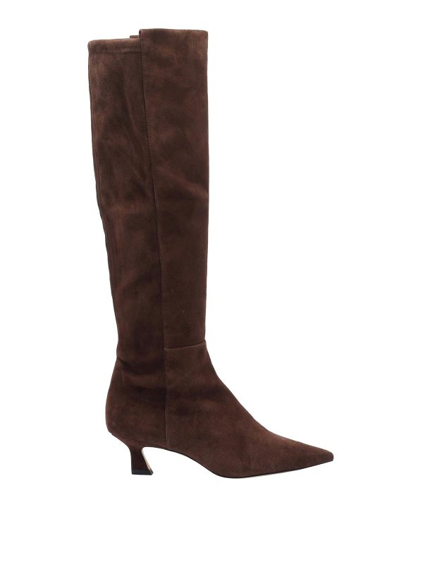 Stuart Weitzman: boots - Brown Vinnie Boots
