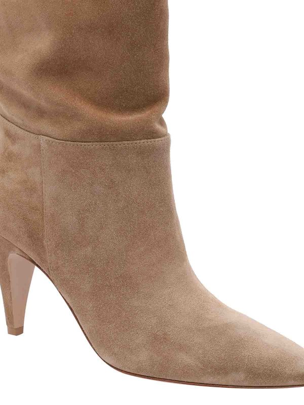 Beige Elise Pump Booties shop online: Gianvito Rossi