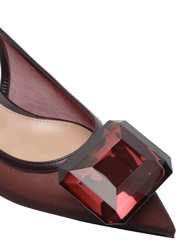 Slingback nero shop online: Gianvito Rossi