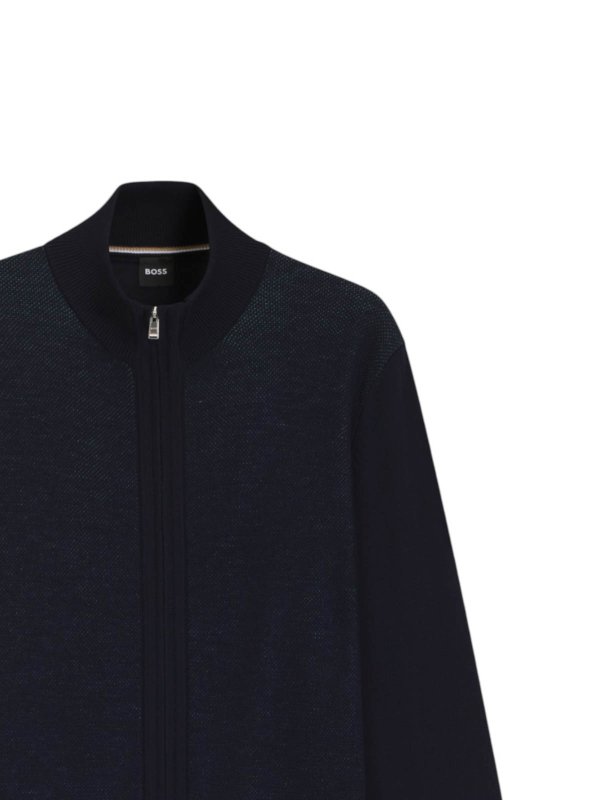 Hugo Boss: Col bateau online - Pull Col Bateau - Bleu