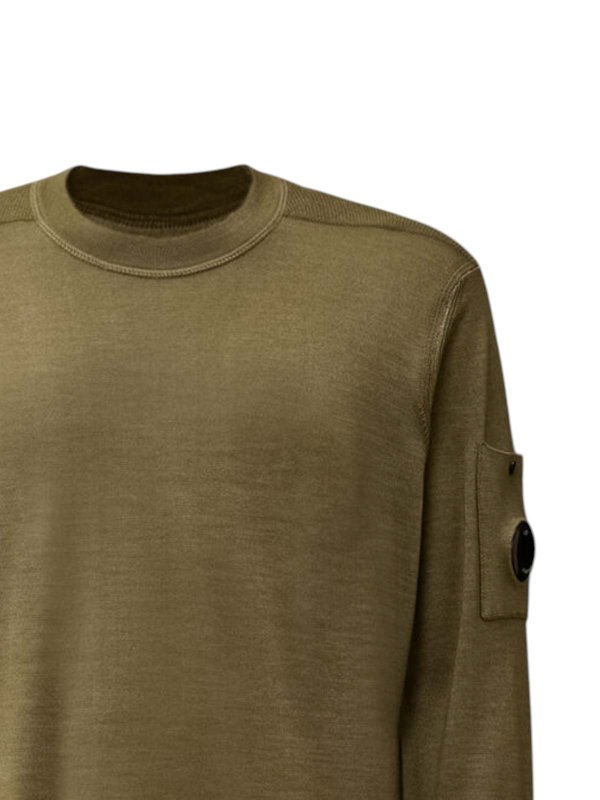 C.P. COMPANY: U-Boot-Ausschnitt online - U-Boot-Pullover - Beige