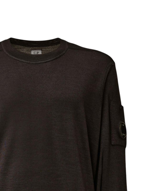 C.P. COMPANY: Escotes barcos online - Suéter Con Escote Barco - Azul