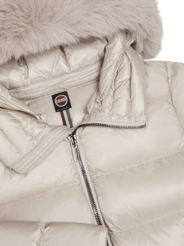 The Best Shops Colmar Originals: Lange Daunenmäntel - Daunenmantel - Beige