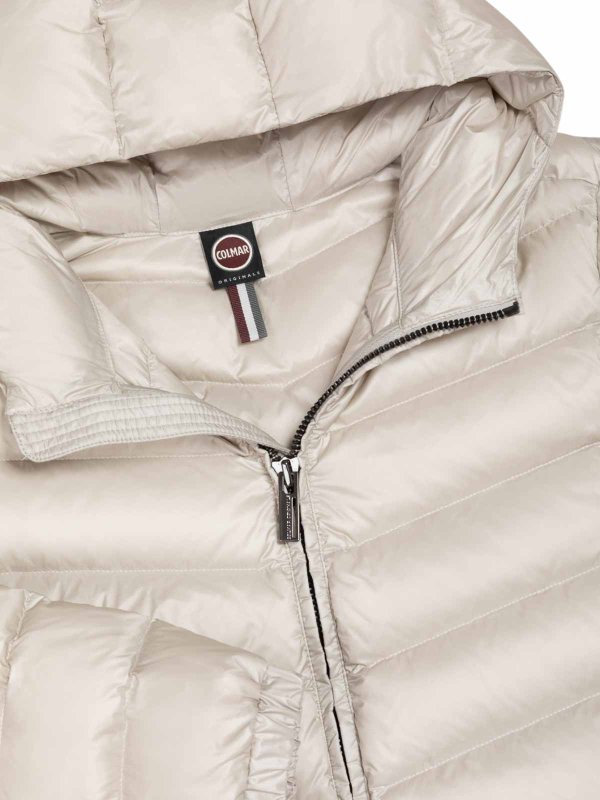 The Best Shops Colmar Originals: Lange Daunenmäntel - Daunenmantel - Beige